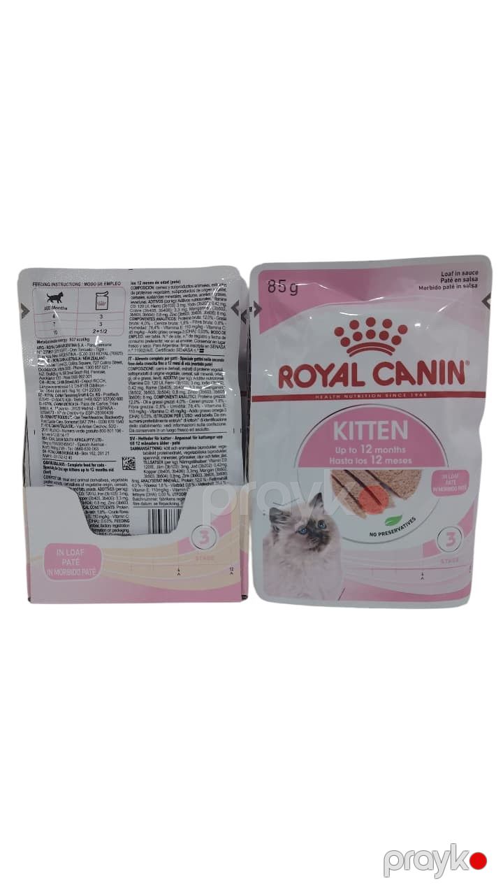 Nəm yem Royal Canin Kitten Pate bala pişiklər üçün 4-12 ay, 85 q — Mallar, Bakı (2)