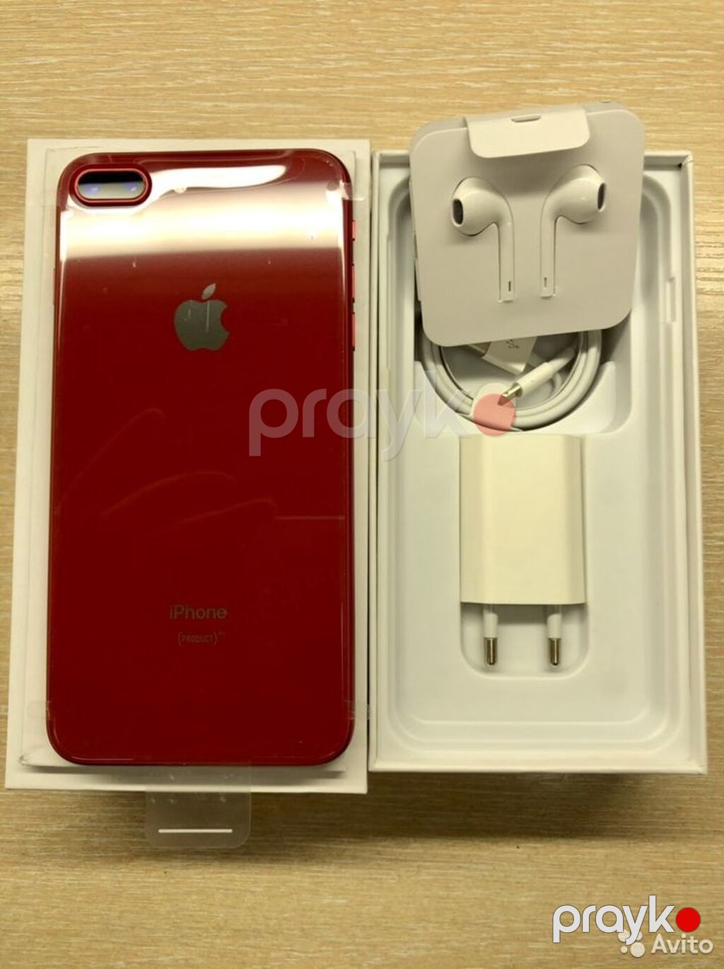 IPhone 8 Plus, 256 GB, Qırmızı, Barmaq izi — Apple iPhone, Bakı (2)