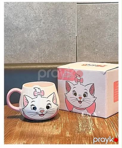 Fincan Hello Kitty, 200 ml, keramika, ağ — Bakı