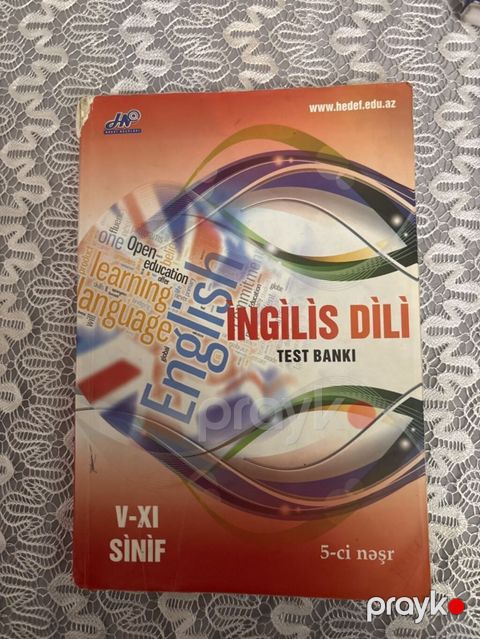 Məhsul: İngilis dili test bankı (Hədəf nəşriyyatı) - Siniflər: V–XI — Bakı
