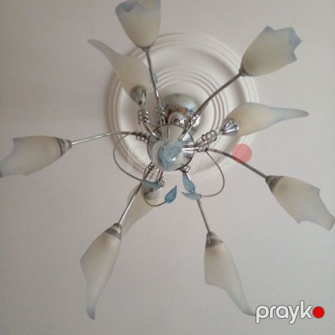 Çılçıraq, 9 lampa, Metal — Saray