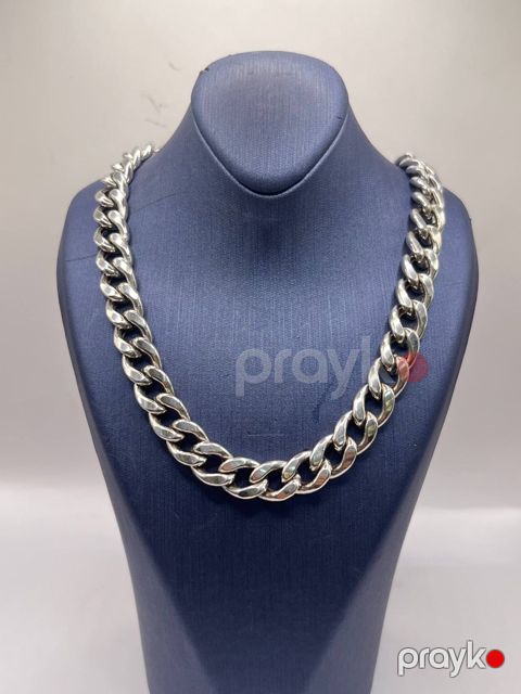 Kişi gümüş boyunbağı silverbygoldbaku105480, 48.48 qram, 62 sm, 925 əyar — Bakı