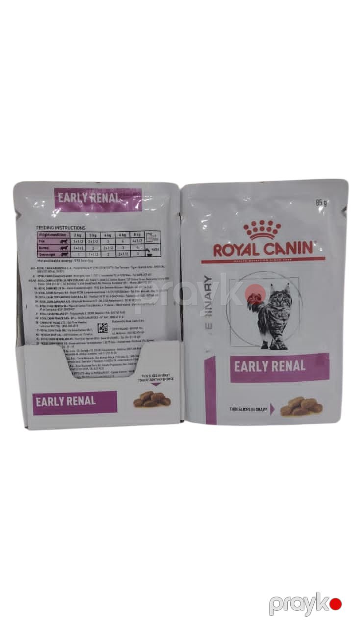 Pişiklər üçün nəm yem No brand Early Renal Yetkin (1-6 yaş) Toyuq Jeledə tikələr 85 q — Mallar, Bakı (2)