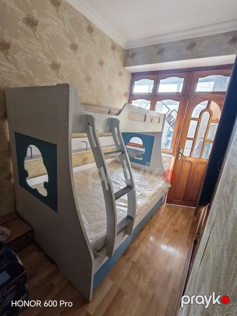 İki mərtəbəli uşaq çarpayısı - Korpus: MDF/laminat tipli material — Bakı