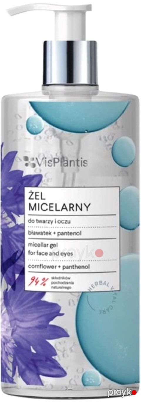 Misellyar suyu Elfa Pharm Vis Plantis qarğıdalı çiçəyi ekstraktı və pantenol 500 ml — Bakı