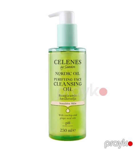 Makiyaj təmizləyici yağ Celeness By Sweden Purifying Face 250 ml — Bakı