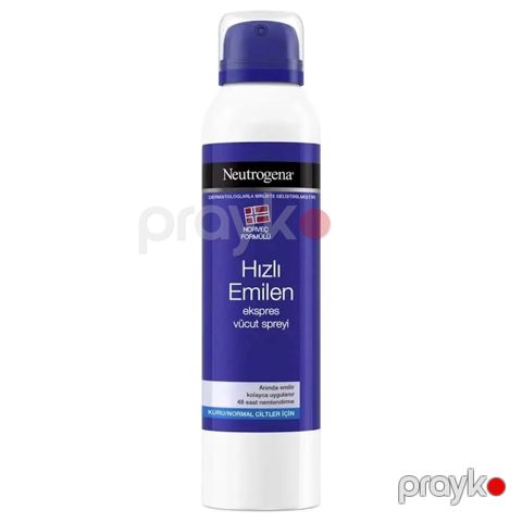 Bədən üçün nəmləndirici sprey Neutrogena Hızlı Emilen Ekspress Vücut Spreyi 200 ml — Bakı