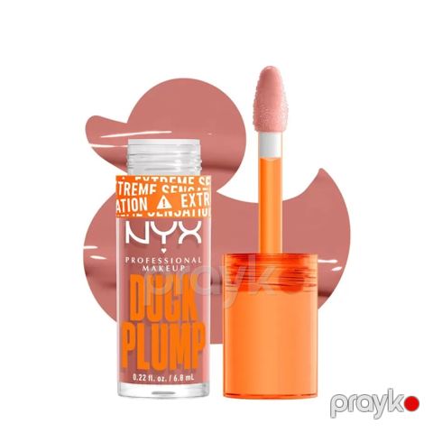 Dodaq üçün parıldadıcı NYX Professional Makeup Duck Plump 02 Bangin Bare 6.8 ml — Bakı