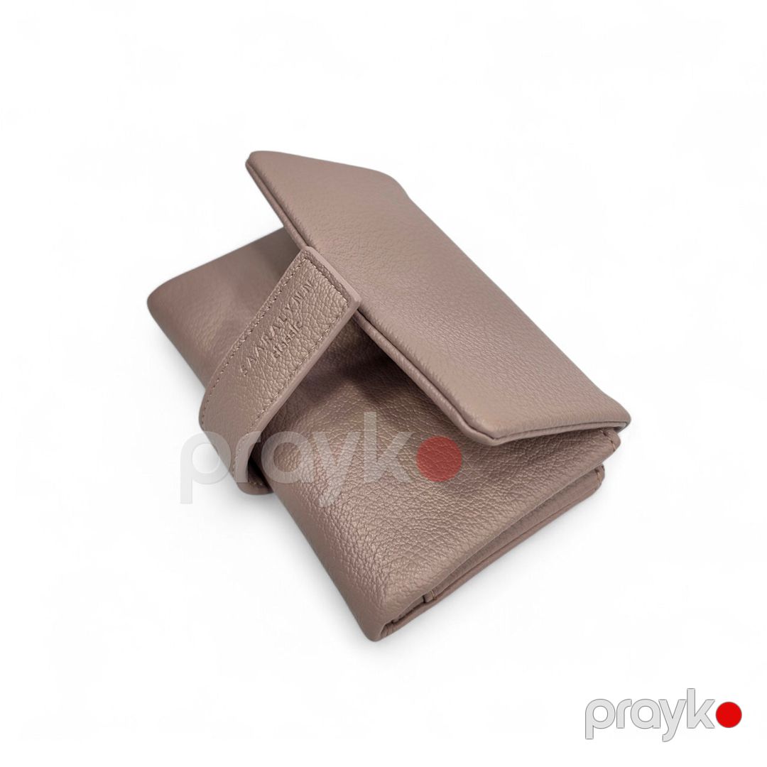 Portmone Saralyn, Çəhrayı, Poliuretan, 9.5x13.5 sm — Mallar, Bakı (2)