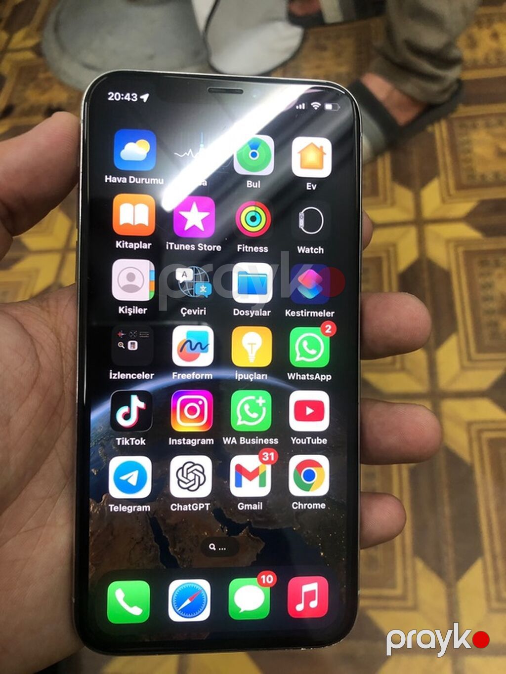IPhone X, 64 GB, Ağ, Simsiz şarj — Apple iPhone, Digah (7)