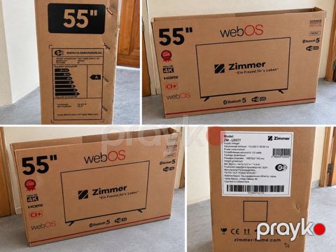 Zimmer ZM-U5577 55" Smart TV - Ekran: 55 düym, Ultra HD 4K — Gəncə