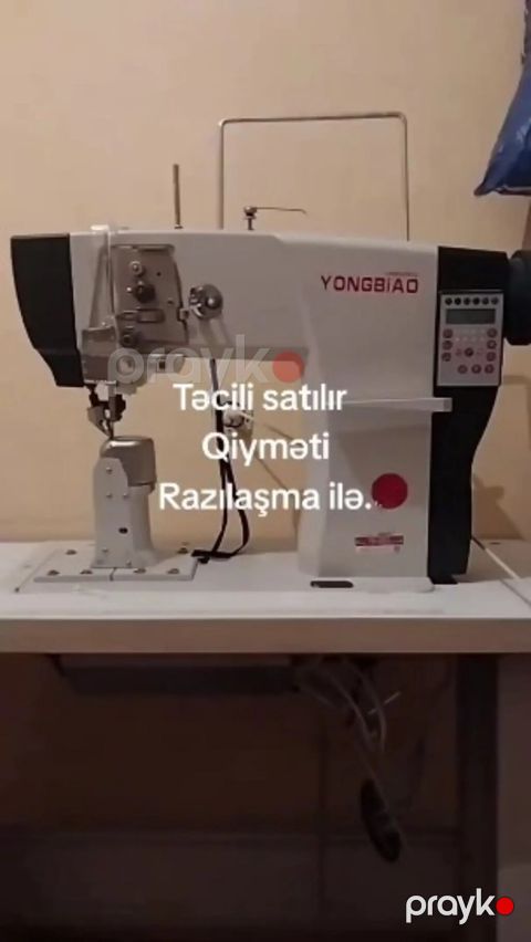 Sənaye tikiş maşını – Yongbıao - Növ: Elektron idarəetməli, düz tikiş — Horadiz