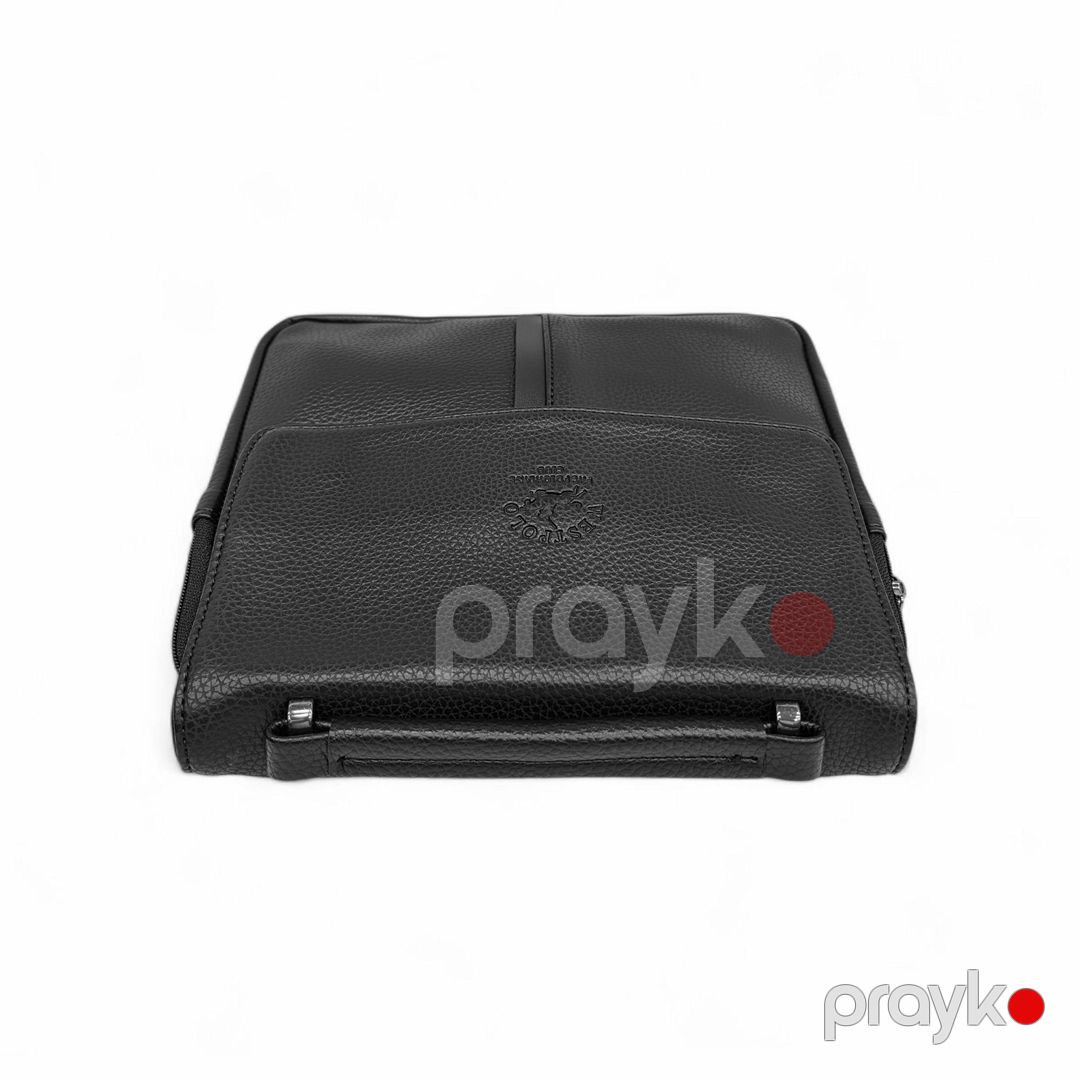 Kross-bodi çanta WestPolo, qara, poliuretan, 24x26 sm — Mallar, Bakı (3)