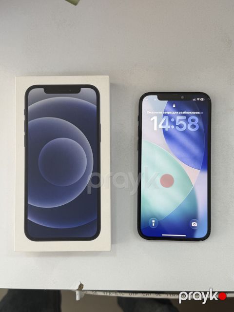 IPhone 12, 128 GB, Pacific Blue, Simsiz şarj, Face ID — Saray
