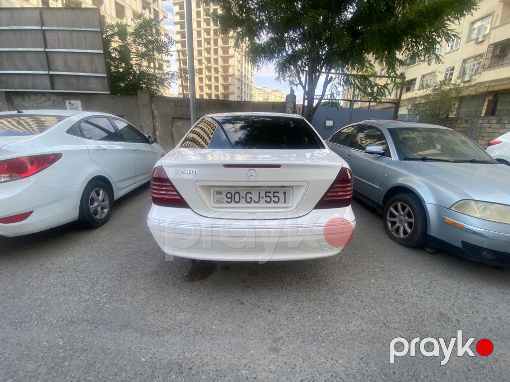 Mercedes C 240, 2.6 L, 2002 il, 395 000 km — Avtomobillər, Bakı (6)