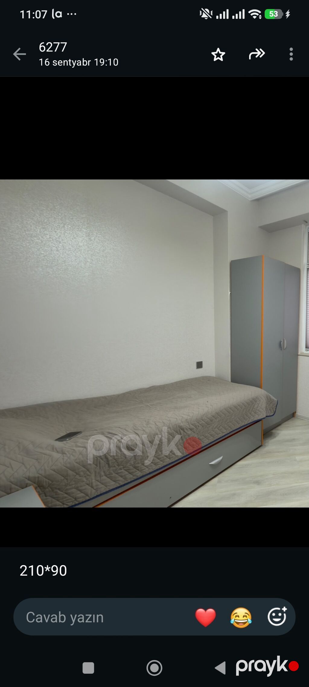 Gənc yataq dəsti. 450 AZN. dəstə daxildi ikili çarpayı ortopedik — Uşaq mebeli dəstləri, Bakı (3)