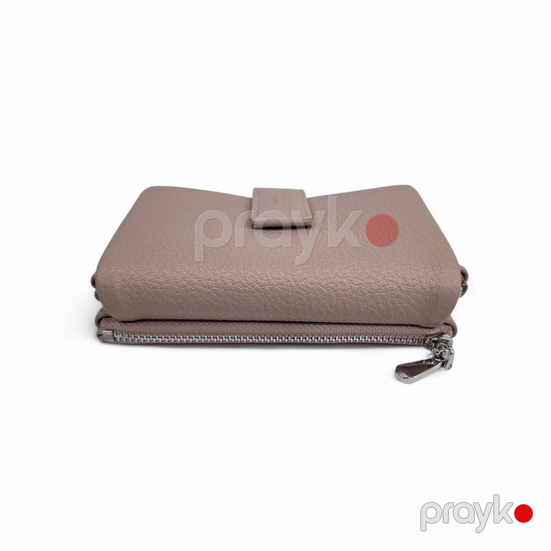 Portmone Saralyn, Çəhrayı, Poliuretan, 9.5x13.5 sm — Mallar, Bakı (3)