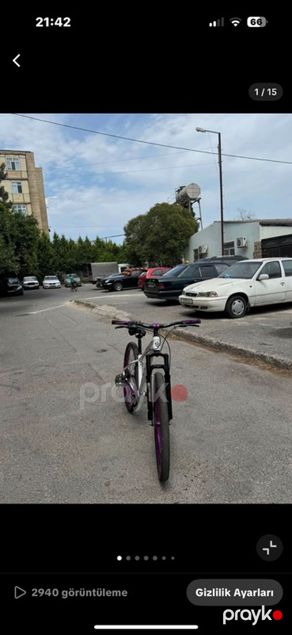 Dulun dağ velosipedi endirim olacaq - Rəng: ağ-qara çərçivə — Dağ velosipedləri, Digah (10)