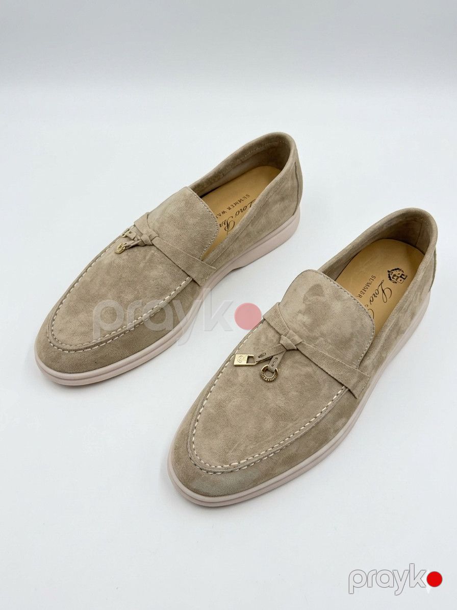 Slipon No brand 38 Bej Nubuk — Mallar, Bakı (2)
