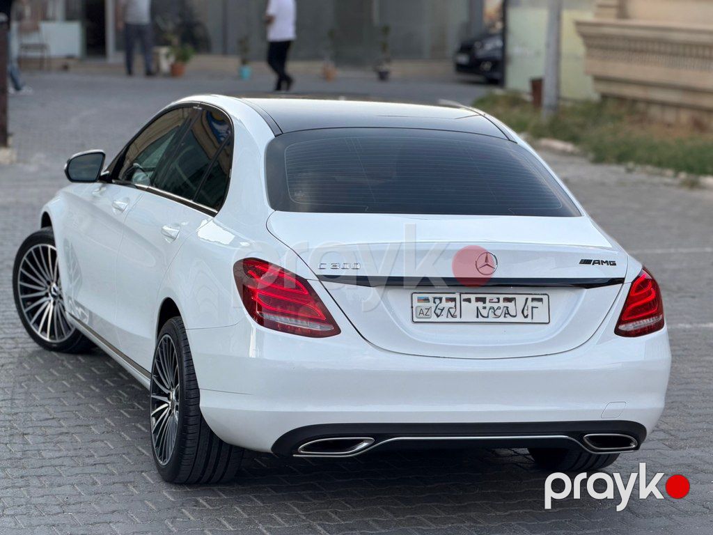 Mercedes C 300, 2.0 L, 2015 il, 201 000 km — Avtomobillər, Bakı (8)