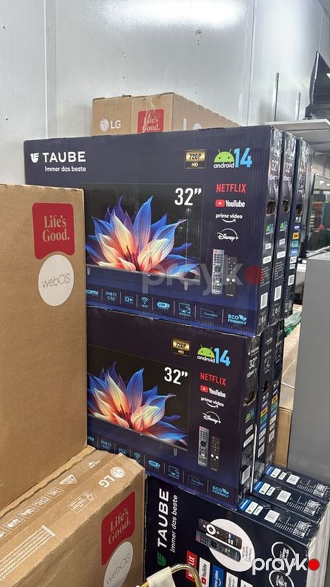 Taube 32" Smart TV – Android 14 - Ekran: 32 düym, 720p HD - Smart — Bakı