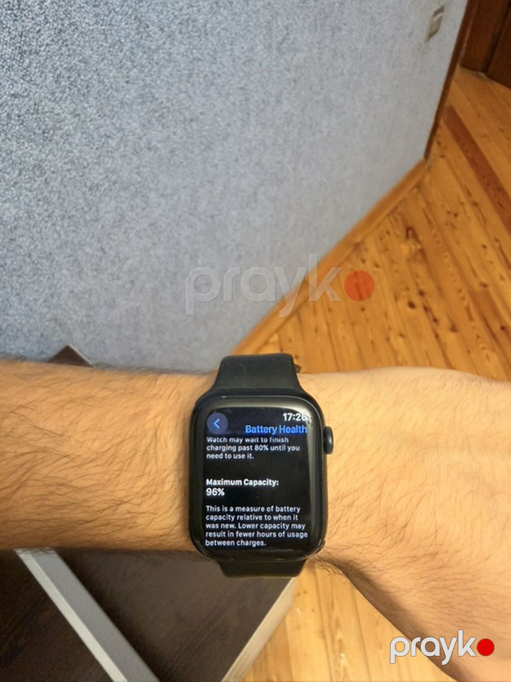 Apple Watch 8 (45mm) - Pil 96% -Səliqəli istifadə olunub Usta da — Ağıllı saatlar, Bakı (3)