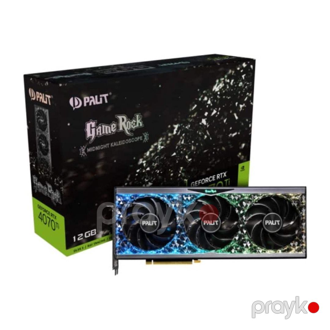 Video kart Palit GeForce RTX 4070Ti GameRock (NED407T019K9-1045G) — Kompüterlər və noutbuklar, Bakı (2)