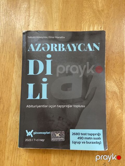 Məhsul: “Azərbaycan Dili – Abituriyentlər üçün tapşırıqlar toplusu” — Bakı