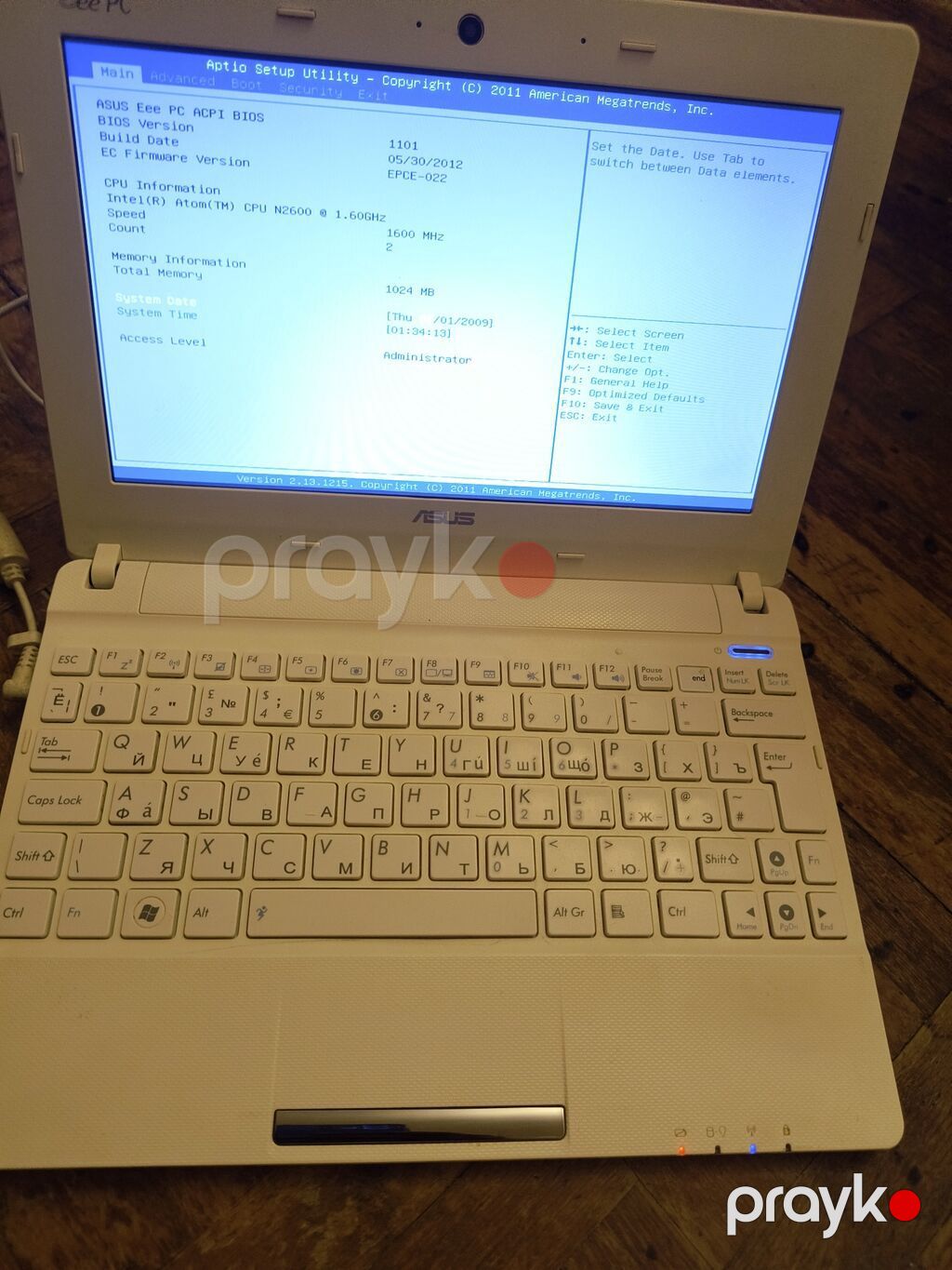 ASUS Eee PC ağ rəngli netbuk - Model: ASUS Eee PC (ağ korpus, kompakt — Asus, Sanqaçal (2)