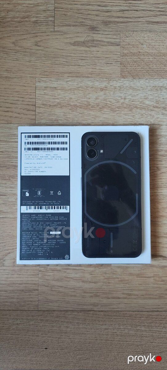 Nothing Phone (1) Black 256GB/12GB — Smartfonlar, Bakı (3)