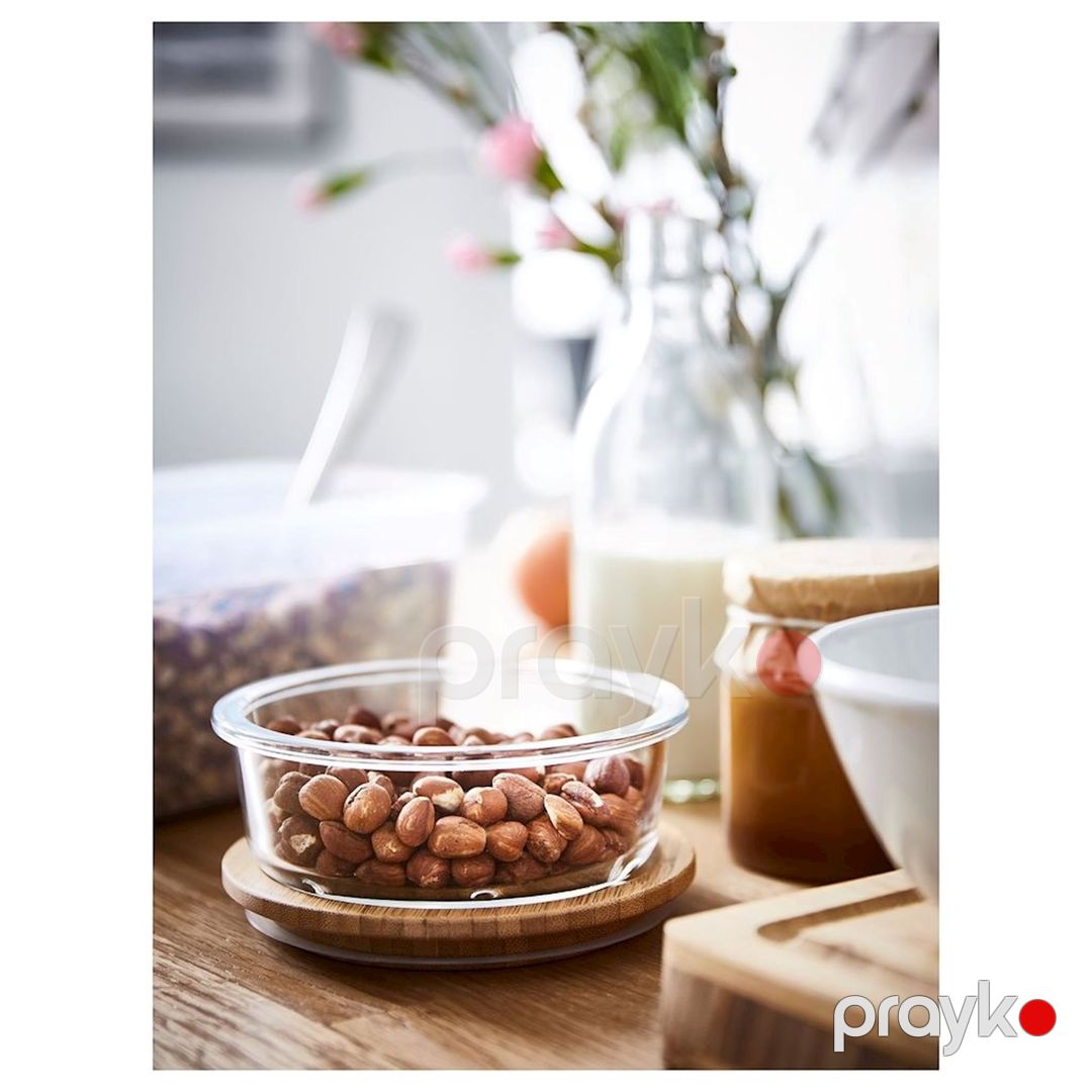 Qida saxlama konteyneri Ikea 365+, şüşə/bambuk, 400 ml — Mallar, Bakı (3)