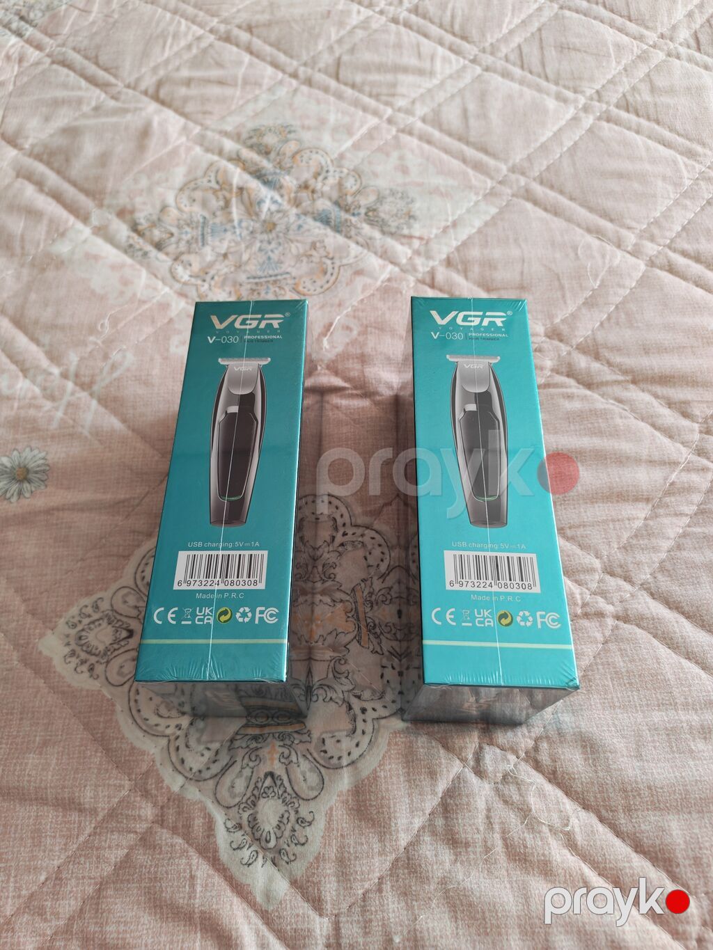 VGR V-030 Professional – saç və saqqal üçün USB-lə doldurulan trimmer — Saç kəsmə maşınları, Bakı (3)