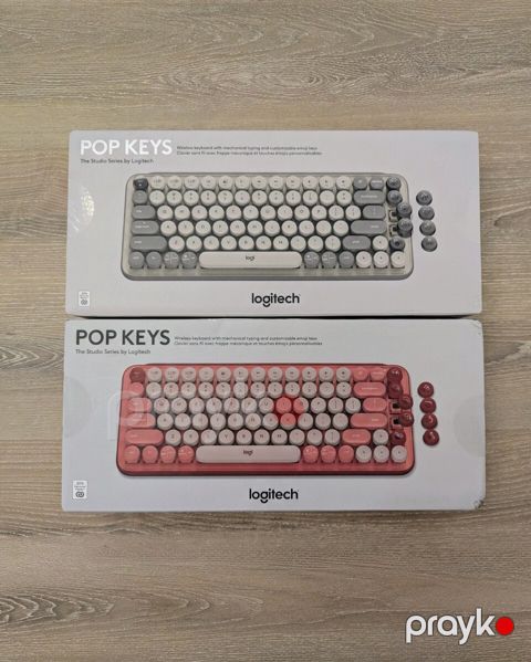 Logitech POP Keys Mechanical Wireless Keyboard with Customizable Emoji — Bakı