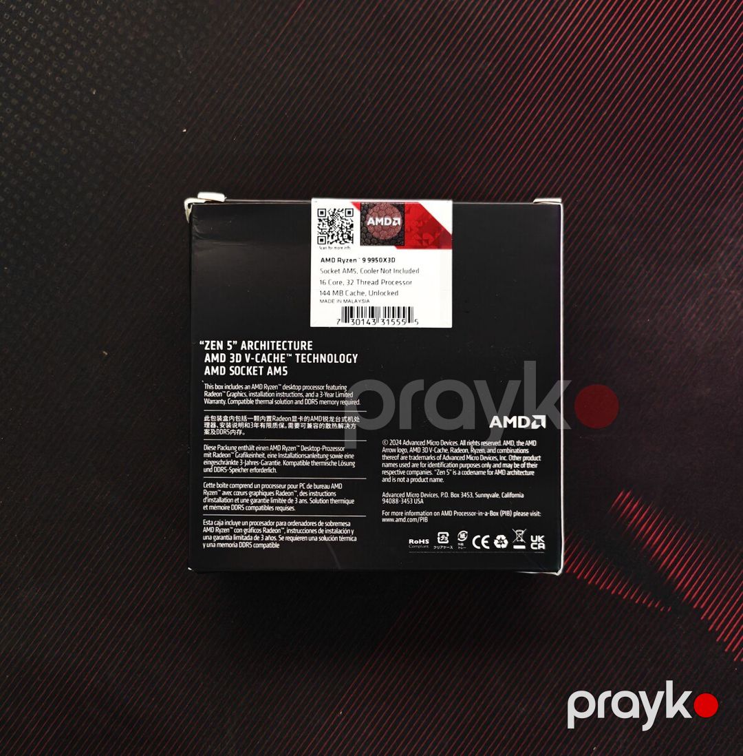 AMD Ryzen 9 9950X3D (BOX) — Kompüterlər və noutbuklar, Bakı (2)