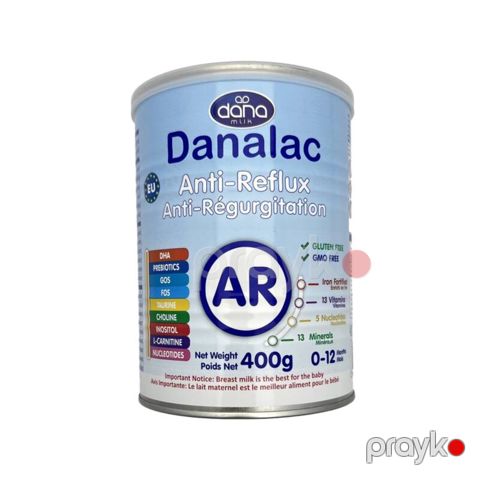 Uşaq quru südlü qarışıq anti-reflux Danalac, 0-12 ay, 400 q — Bakı