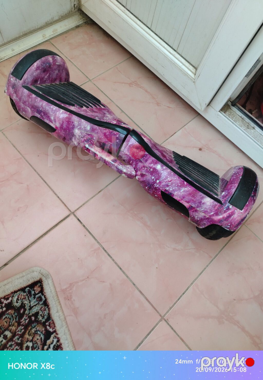 Özünəbalanslı elektrikli skuter (hoverboard) – bənövşəyi/kosmos — Hiroskopler, Bakı (3)