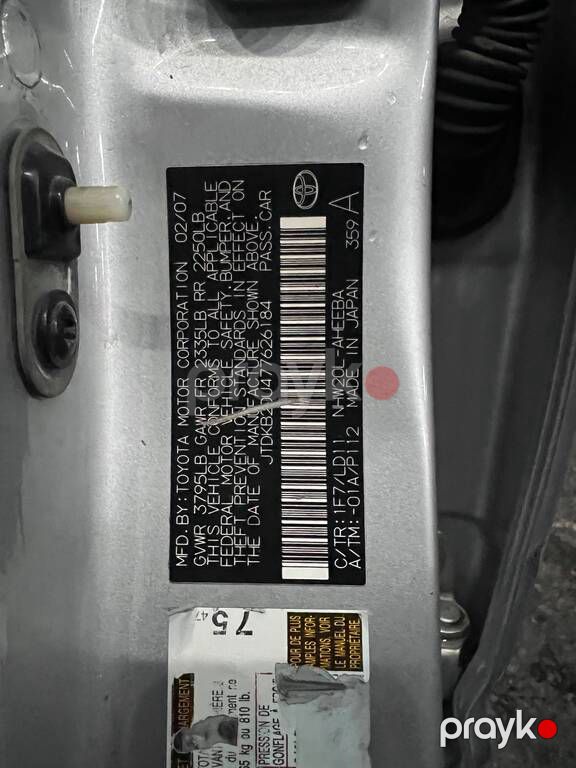 Toyota Prius, 1.5 L, 1.3 kWh, 2007 il, 643 738 km — Avtomobillər, Bakı (8)