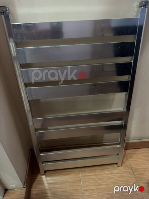 Xrom rəngli dəmir dəsmal radiatoru (towel radiator) - Material — Bakı