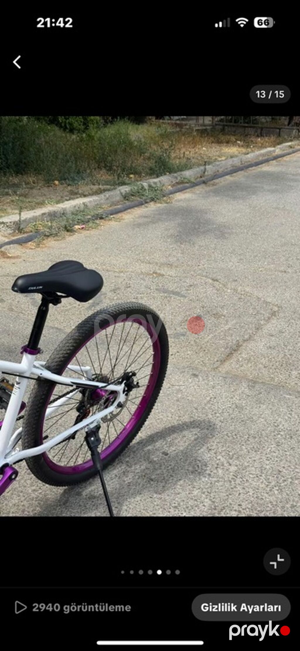 Dulun dağ velosipedi endirim olacaq - Rəng: ağ-qara çərçivə — Dağ velosipedləri, Digah (3)