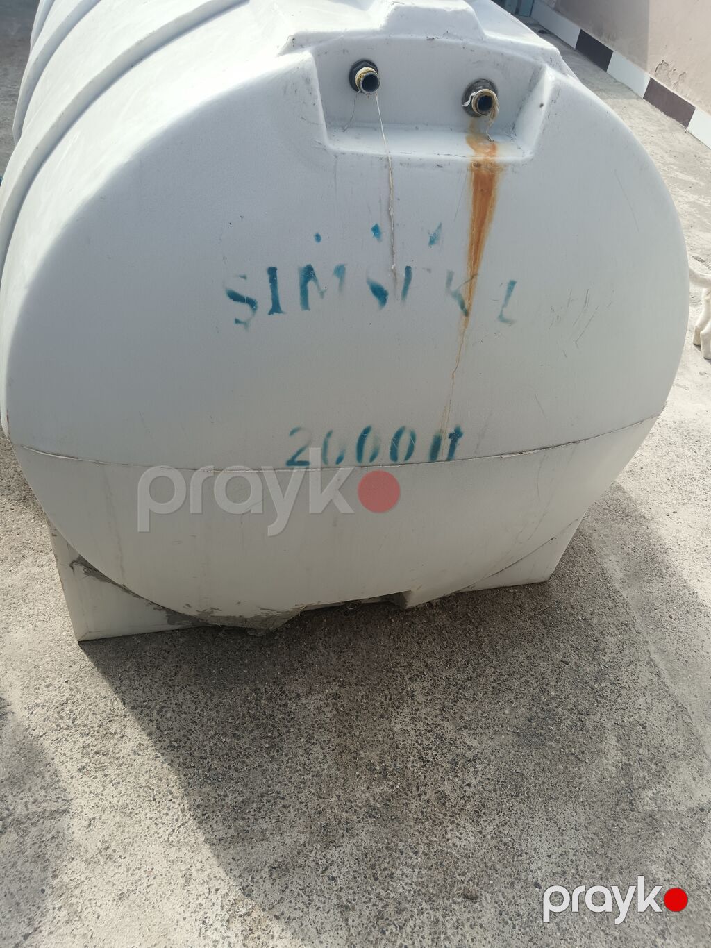 Bak, Plastik, 2000 l l, İşlənmiş — Su çənləri, kanisterləri, bochkalar, Bakı (3)