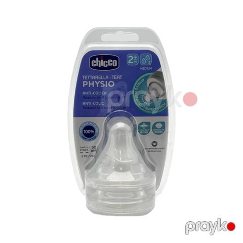Əmzik Chicco Perfect5, orta axış, silikon, 2 ay+, 2 əd — Bakı