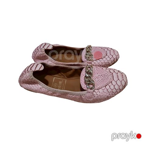 Qadınlar üçün yumru burun baletkalar Rollbab CL2403476, çəhrayı, təbii dəri, ölçü 40 — Bakı