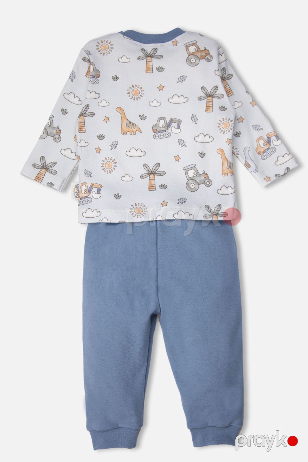 Şalvarlı pijama dəsti Bebetto F1544, mavi, pambıq, 12-18 ay — Mallar, Bakı (2)