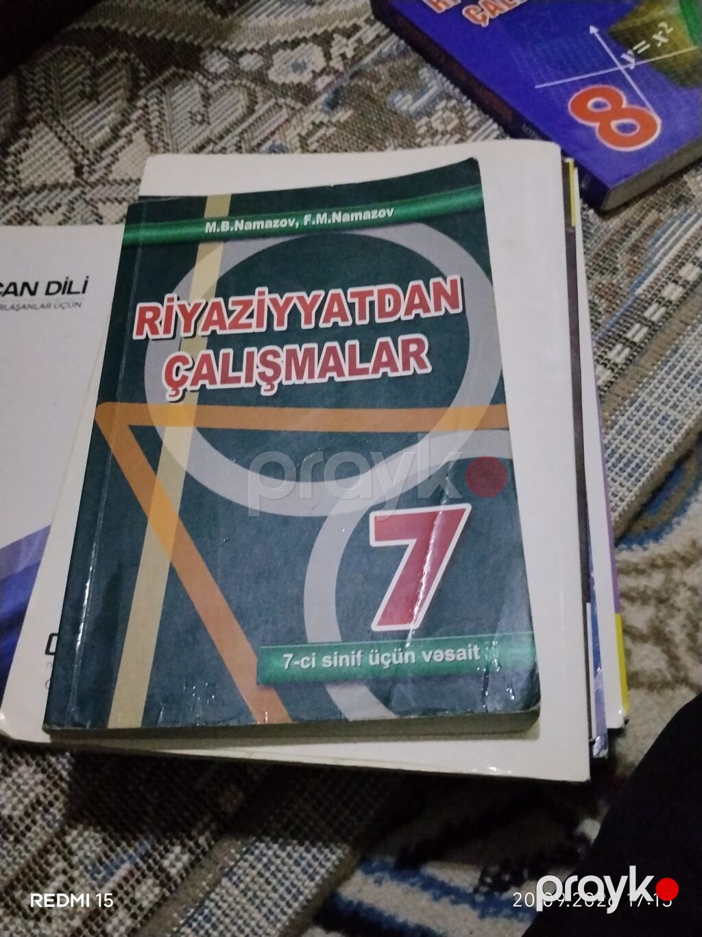Riyaziyyat 7-ci sinif, 2020 il — Kitablar, Bakı (2)