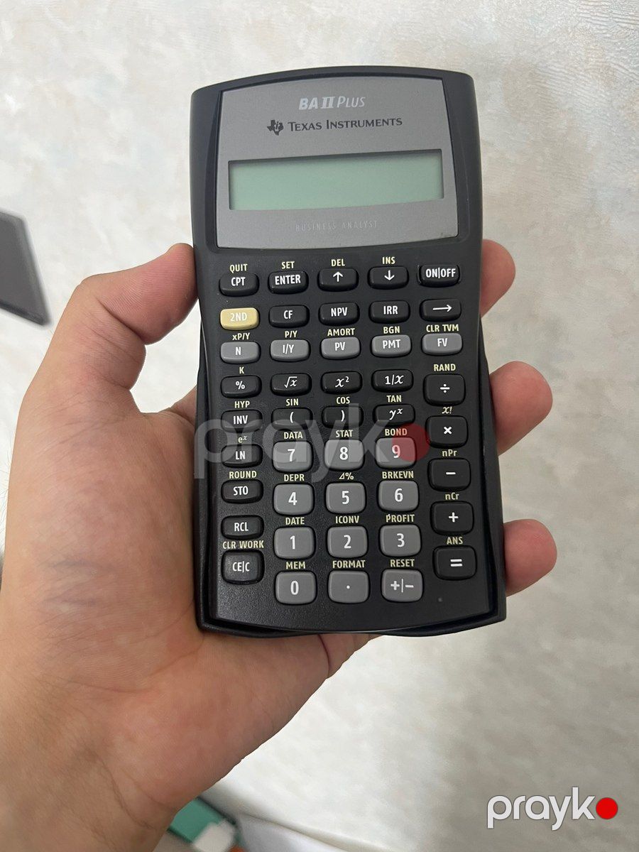 Texas Instruments Ba-ıı Plus hesablayıcı — Ofis texnikası və istehlak malları, Bakı (4)