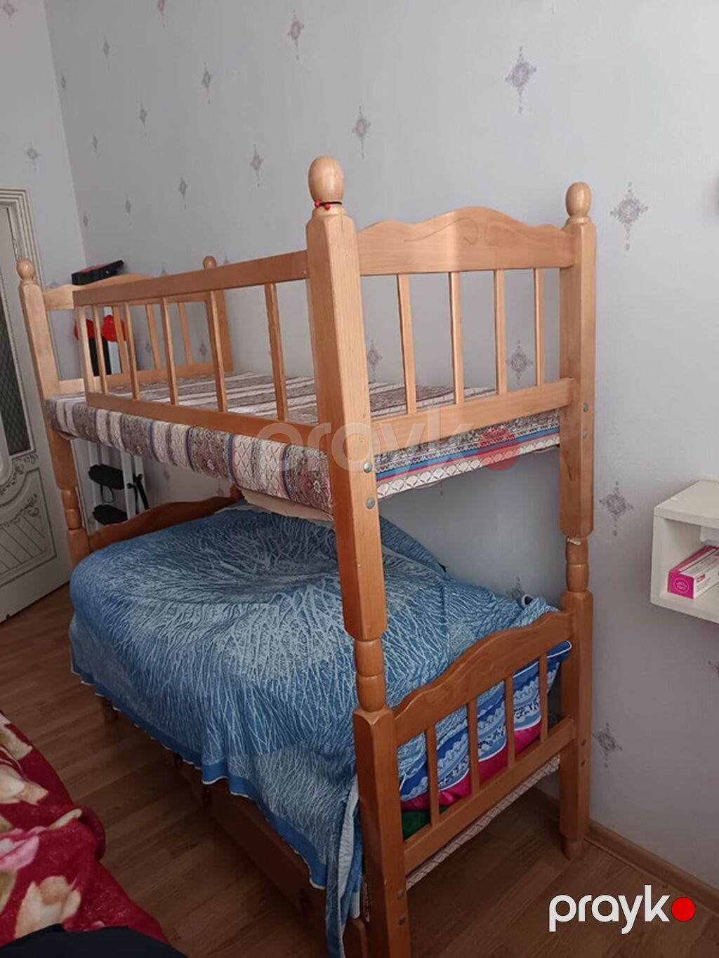 Oğlan və qız üçün, İşlənmiş, 2 təknəfərlik çarpayı — Uşaq mebeli dəstləri, Bakı (2)