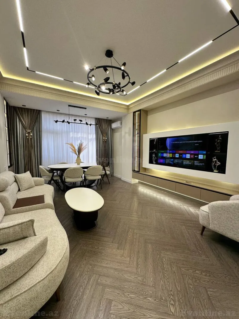 Satılır 3 otaqlı Mənzil Yeni tikili 135 m² Bakı, Nəsimi r., Nizami m — Bakı