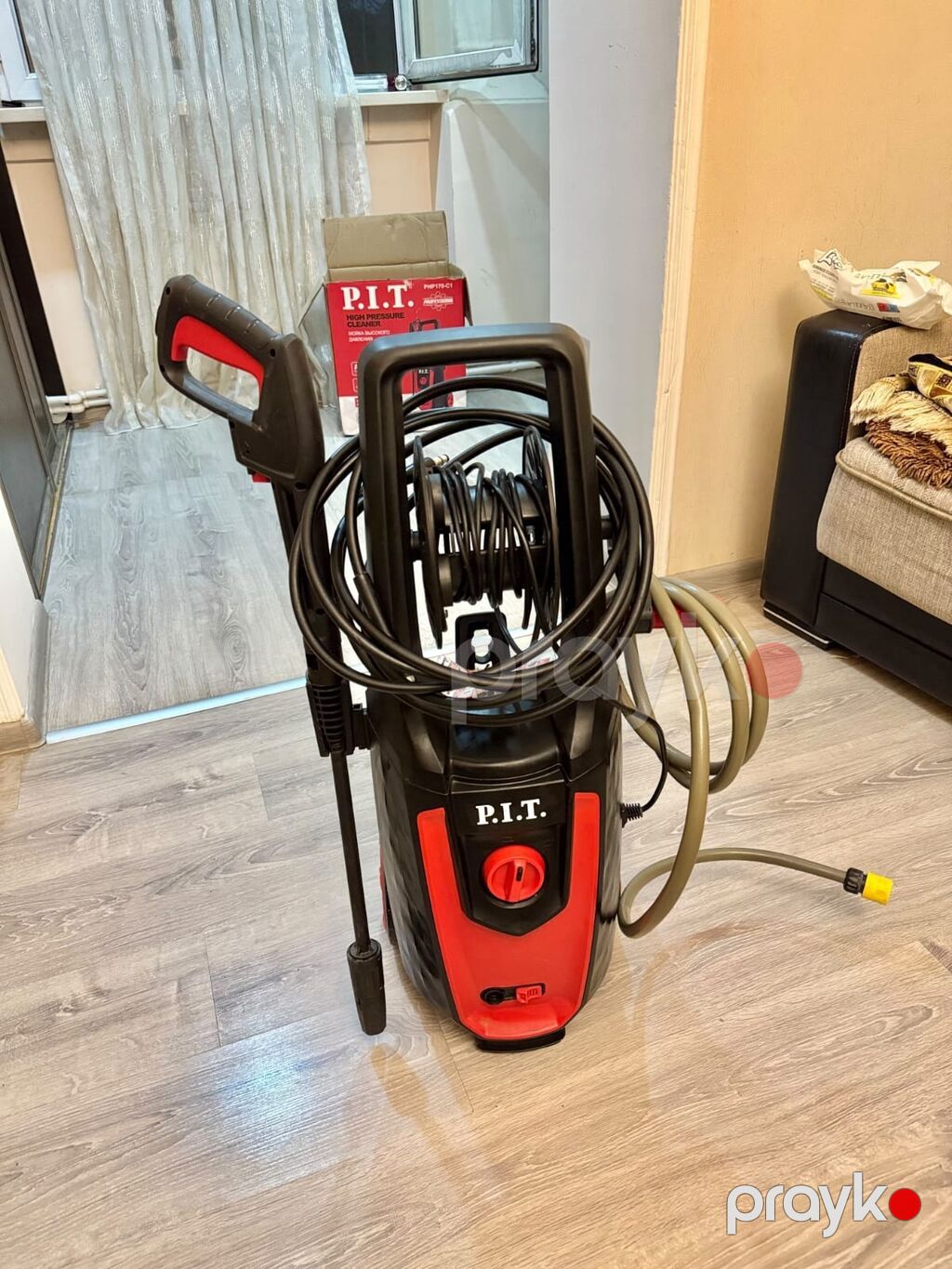 P.I.T. PHP170-C1 yüksək təzyiqli yuyucu Xüsusiyyətlər: - Güc: 2200W — Avtoyuma üçün, Digah (2)