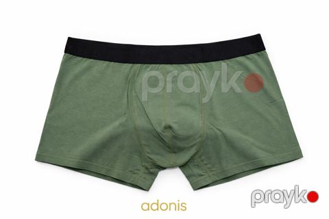 Bokserlar kişilər üçün Adonis, xaki, pambıq/elastan, ölçü 2XL — Bakı