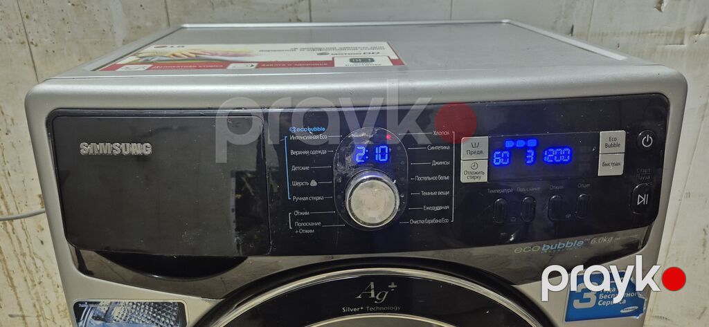 Paltaryuyan maşın Samsung, 6 kq, İşlənmiş, Avtomat, Qurutma var, Ödənişli çatdırılma — Çamaşır maşınları, Bakı (3)